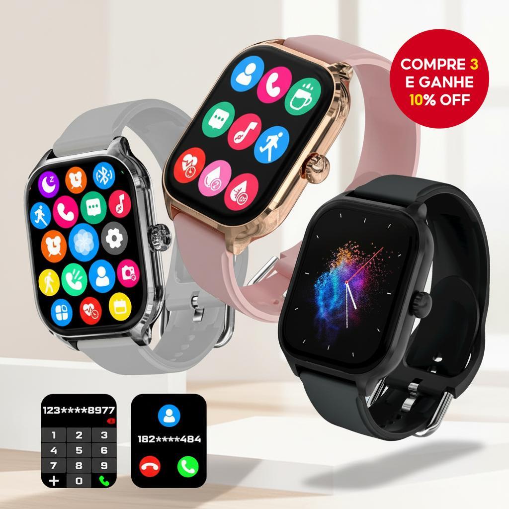 Smartwatch Pressão Sanguinea - Comprar com Melhor Preço em Aparelhos Vestíveis