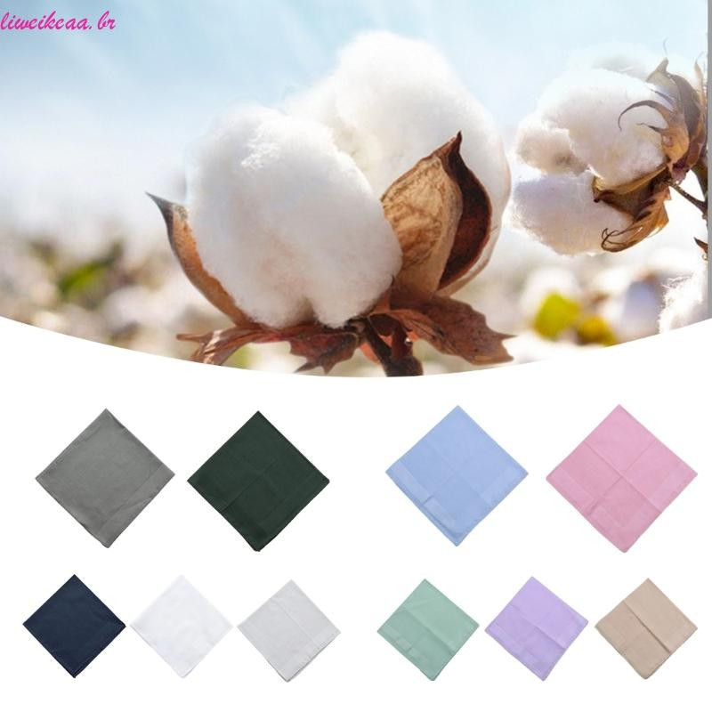 liweikeaa Lenço Quadrado Bandanas Conjunto 5 Bolsos Toalha Suor Limpando Grandes Para Negócios