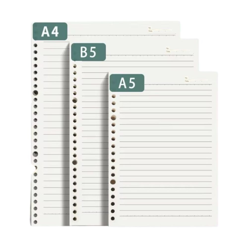 Bloco Refil de 60 Folhas Para Caderno Fichário A5,B5,A4 - Papelaria em Oferta na Shopee