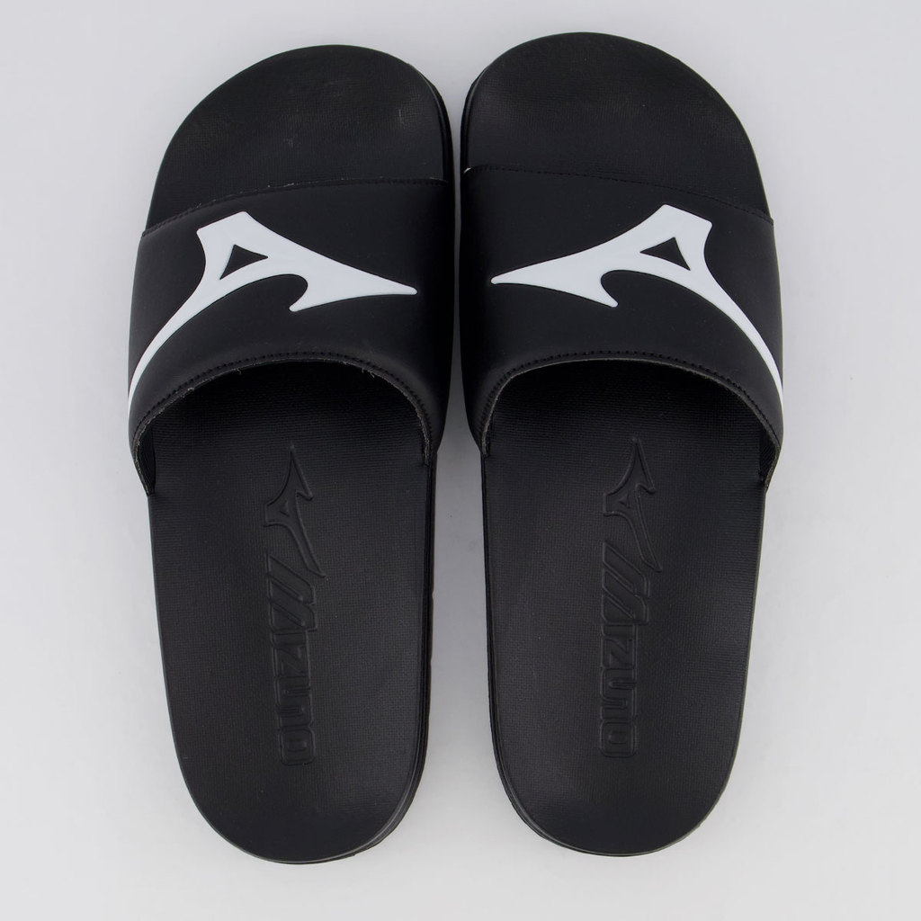 Chinelo Mizuno Slide Basic Preto em Oferta na Shopee