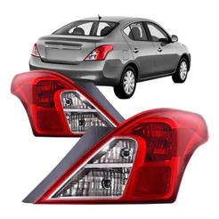 Par Lanterna Traseira Nissan Versa 2011 2012 A 2019 Bicolor