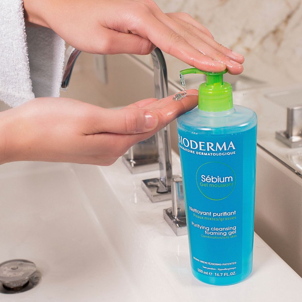 Detalhes do Bioderma Sébium Gel Moussant de Limpeza Antioleosidade de Alta Tolerância 500ml
