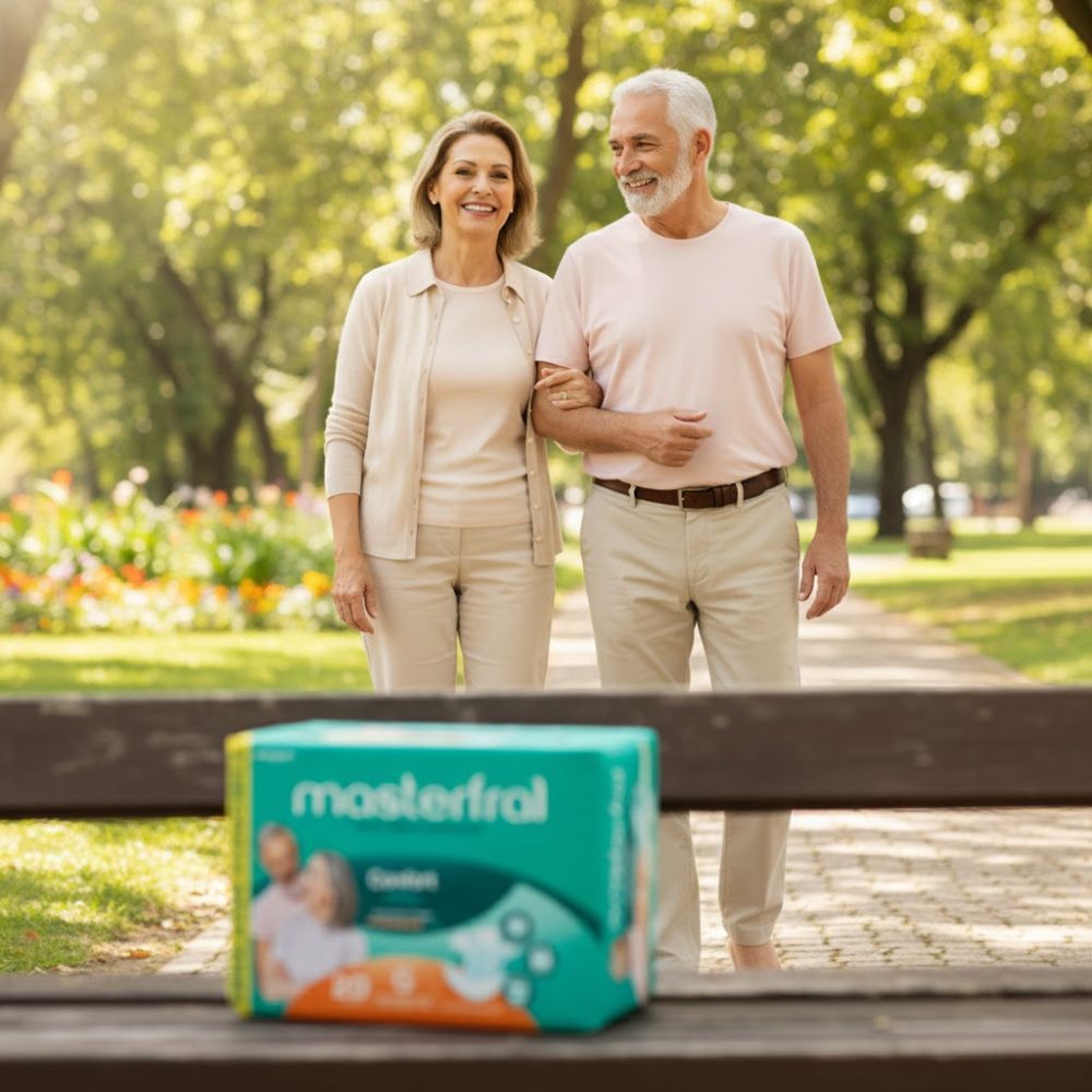 Detalhes do Fralda Geriátrica Masterfral Confort Unissex Tamanho G com 20 Unidades Descartáveis