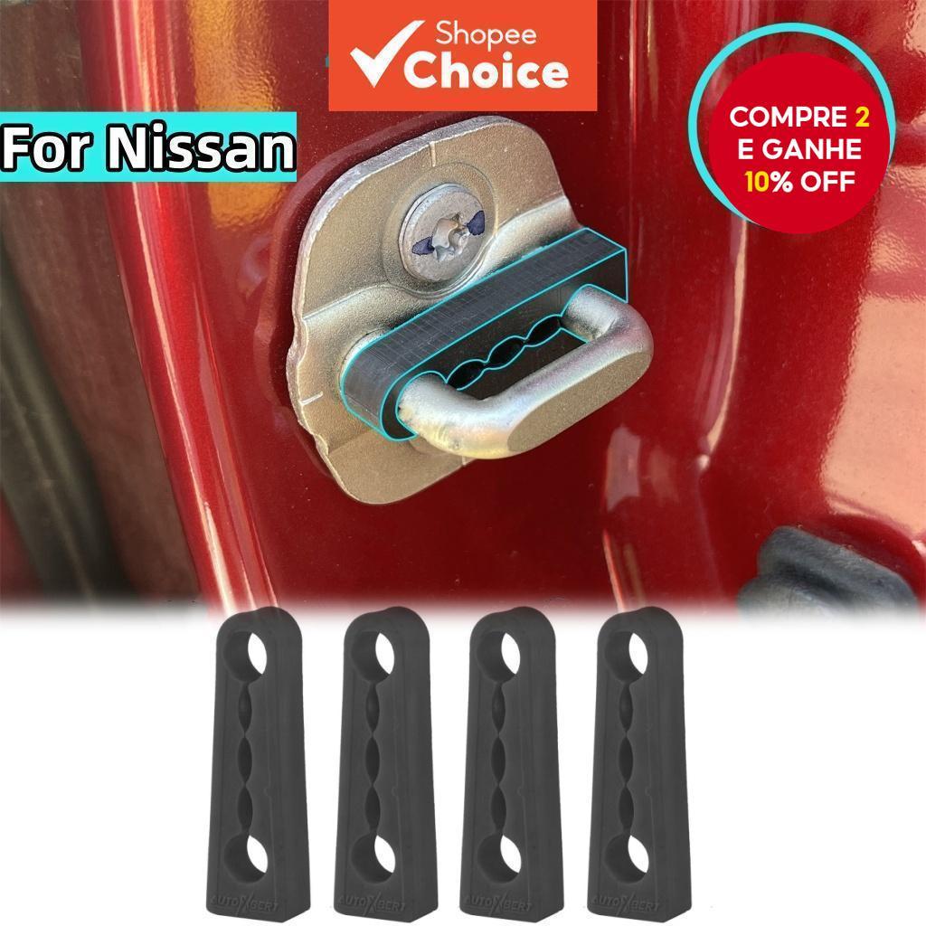 4 PCS Amortecedor De Som Fechadura De Porta Para Nissan Qashqai X-Trail Tiida Juke Nota Teana Rogue Rattling À Prova em Oferta na Shopee
