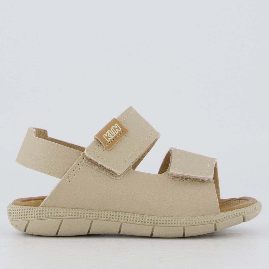 Papete Klin Tic Tac Casual Infantil Bege e Marrom em Oferta na Shopee