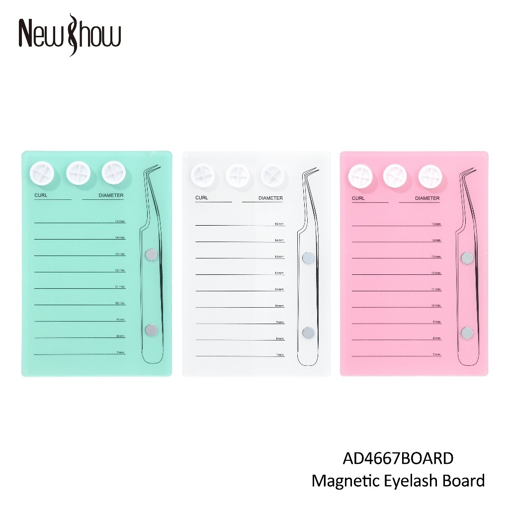 New Show Placa Magnética De Suporte Para Cílios E Pinça Extensão De Cílios Quadrado em Oferta na Shopee