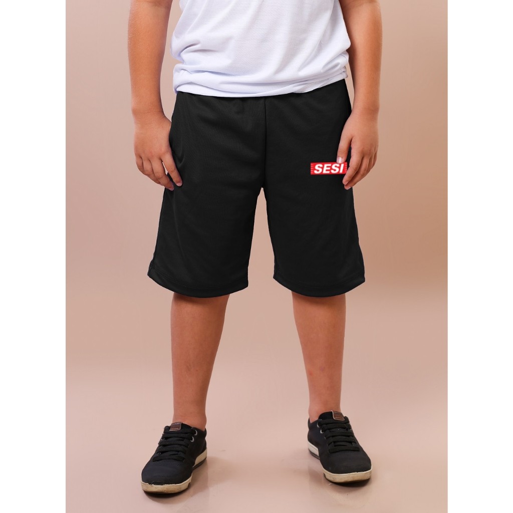 Uniforme sesi bermuda infantil e juvenil moletim uniforme escolar em Oferta na Shopee