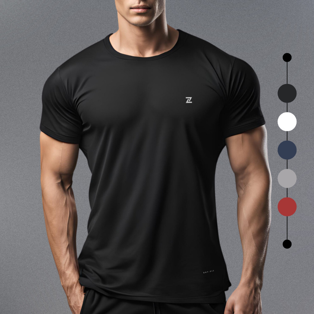 Camiseta Masculina Feminina Academia Dry Fit Esportiva Refletiva Plus Size (ENVIO EM MENOS DE 24HRS)