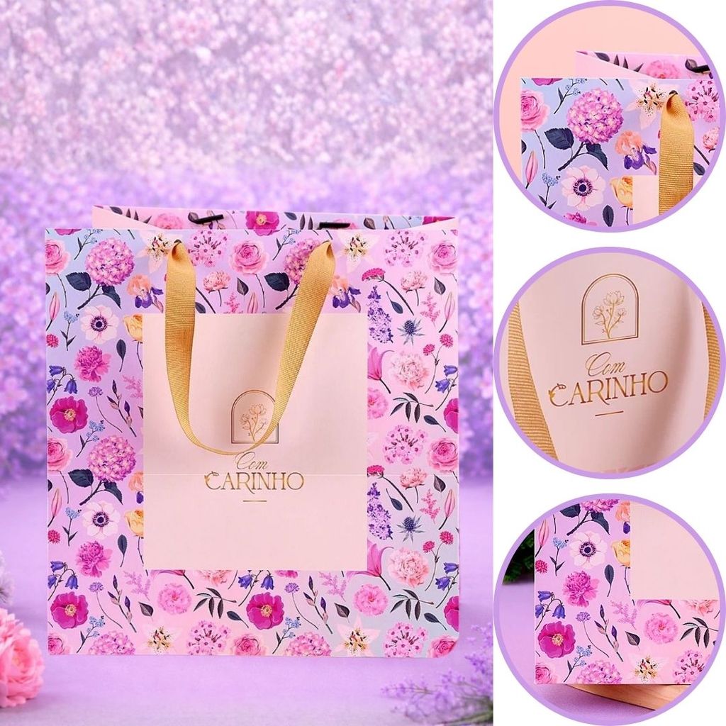 10 SACOLA GRANDE GRACIOSA 4130 ( MÃES E NAMORADOS OUTLET ) em Oferta na Shopee