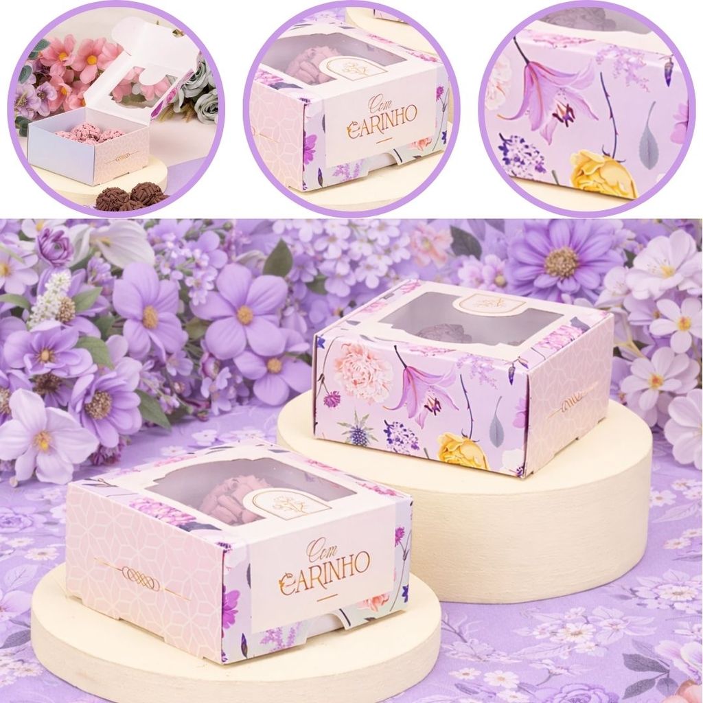 10 CAIXA P/4 DOCES GRACIOSA 4061 ( MÃES E NAMORADOS OUTLET ) em Oferta na Shopee