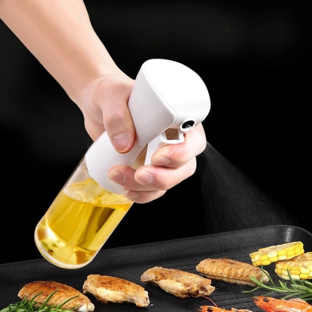 Borrifador de Azeite e Vinagre em Spray para Cozinha, Churrasco e Air Fryer