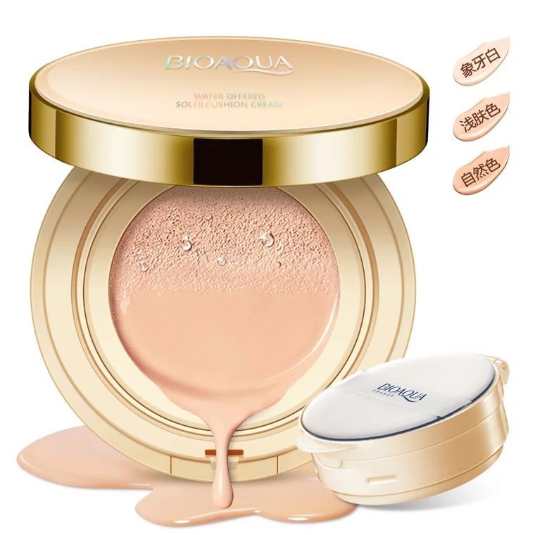 Almofada influenciadora BB creme corretivo Nude maquiagem luz isolamento hidratante cc creme clareamento corretivo base