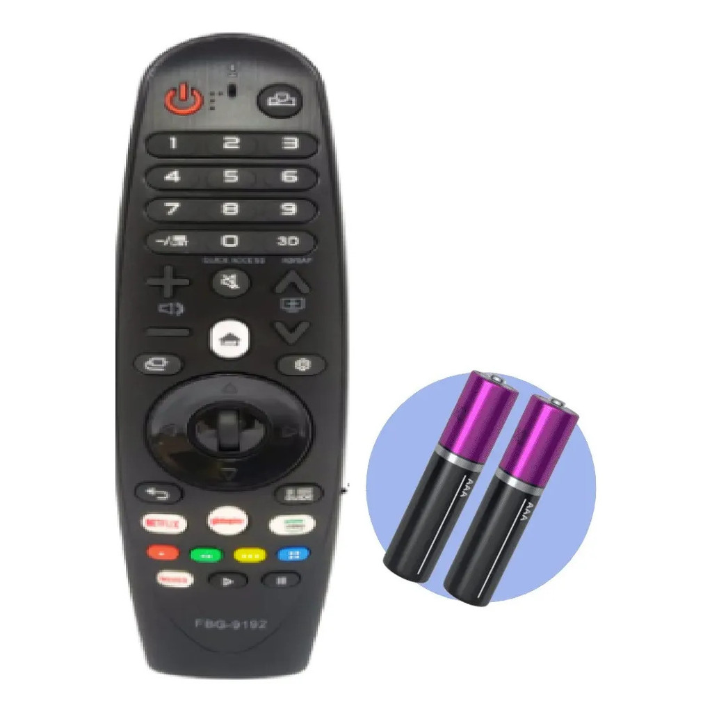 Controle Remoto Compatível C/ LG 4k ( Sem Mouse E Voz)