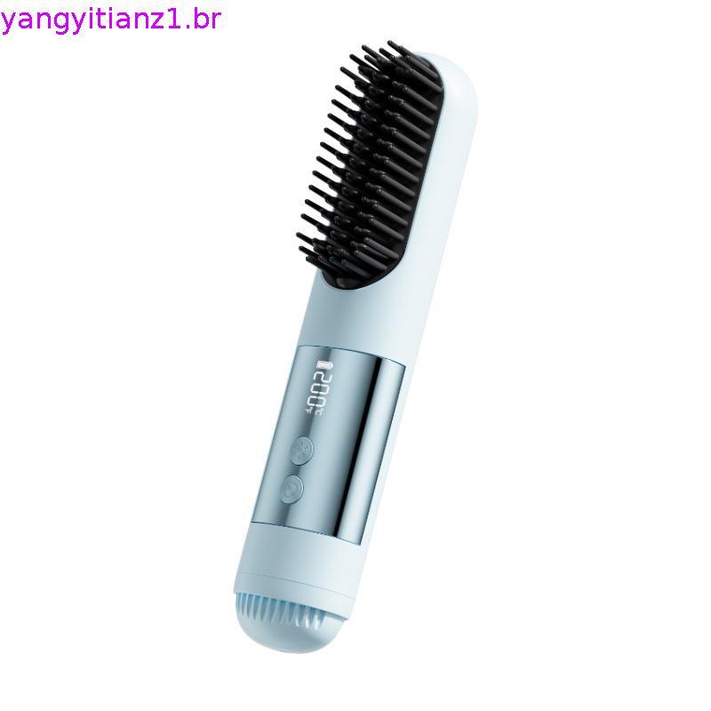 Escova Alisadora Go Brush Pro 2026 Atualizada para Cabelos Curtos, 3 Configurações de Calor para Todos os Tipos de Cabel