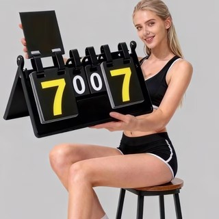 Placar De Mesa Pontuação Contador Marcador Jogo Dobrável Utilidades Vôlei/Tênis/Futebol/Badminton/Basquete/Tênis de mesa