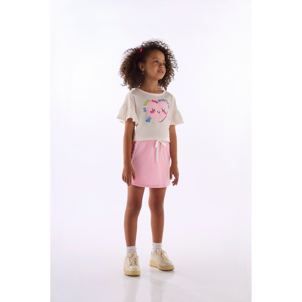 Conjunto Blusa Short-Saia Quimby