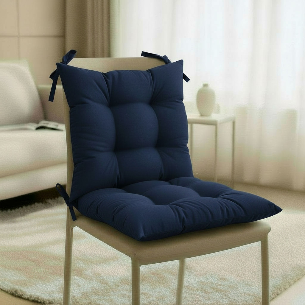 Assento Para Cadeira Futon Cheio Para Pallet Banco Banqueta Cadeira Com Fitas Para Amarrar 40x40 cm