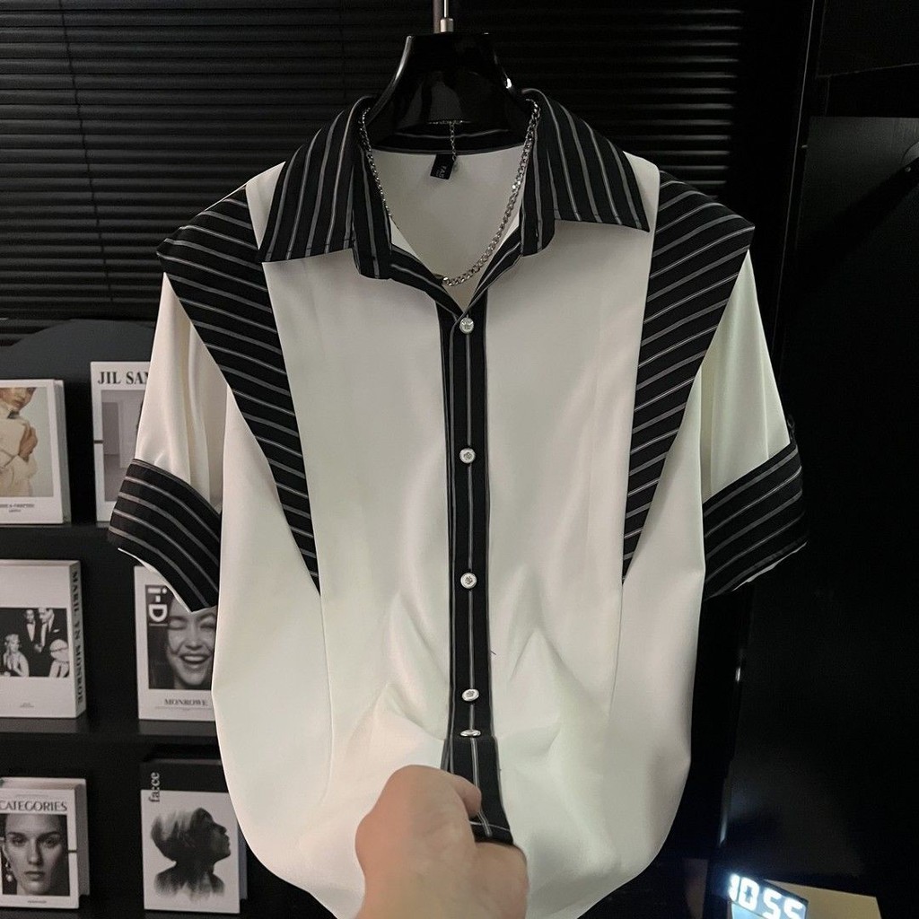 Camisas casuais de manga curta de alta qualidade moda masculina camisas masculinas da moda camisas bonitas camisas mascu