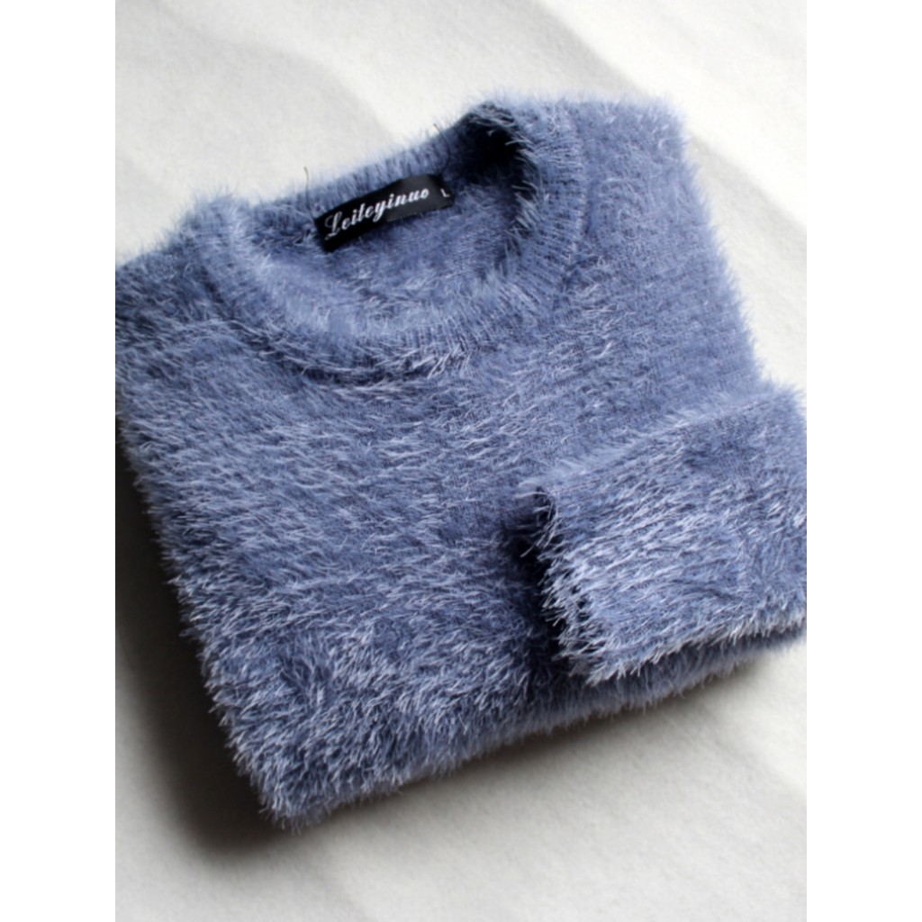 Roupas de inverno masculinas quente interior camisola de pelúcia inverno masculino vison velo pulôver camisola masculina