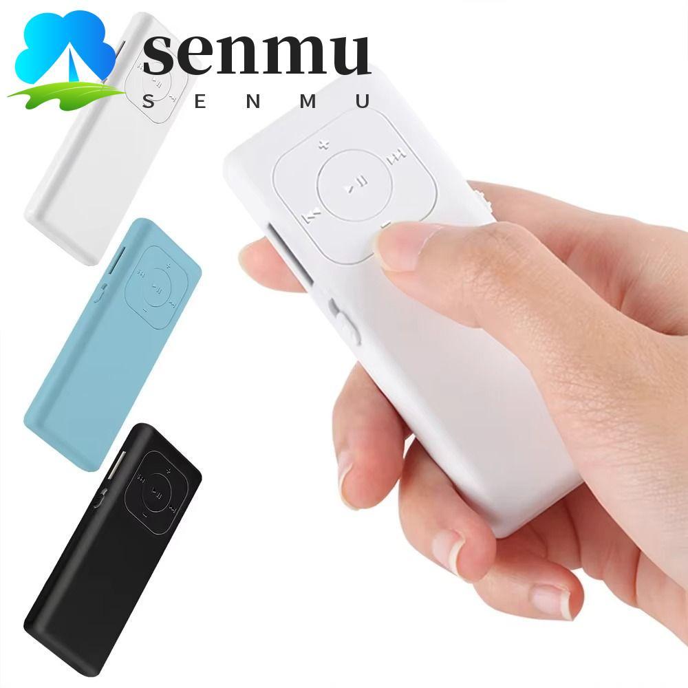 SENMU Estudante MP3 , Reprodutor De Música MP3 De Tira Longa De Cor Sólida , Mini Simples Ultrafino , Masculino E Femini