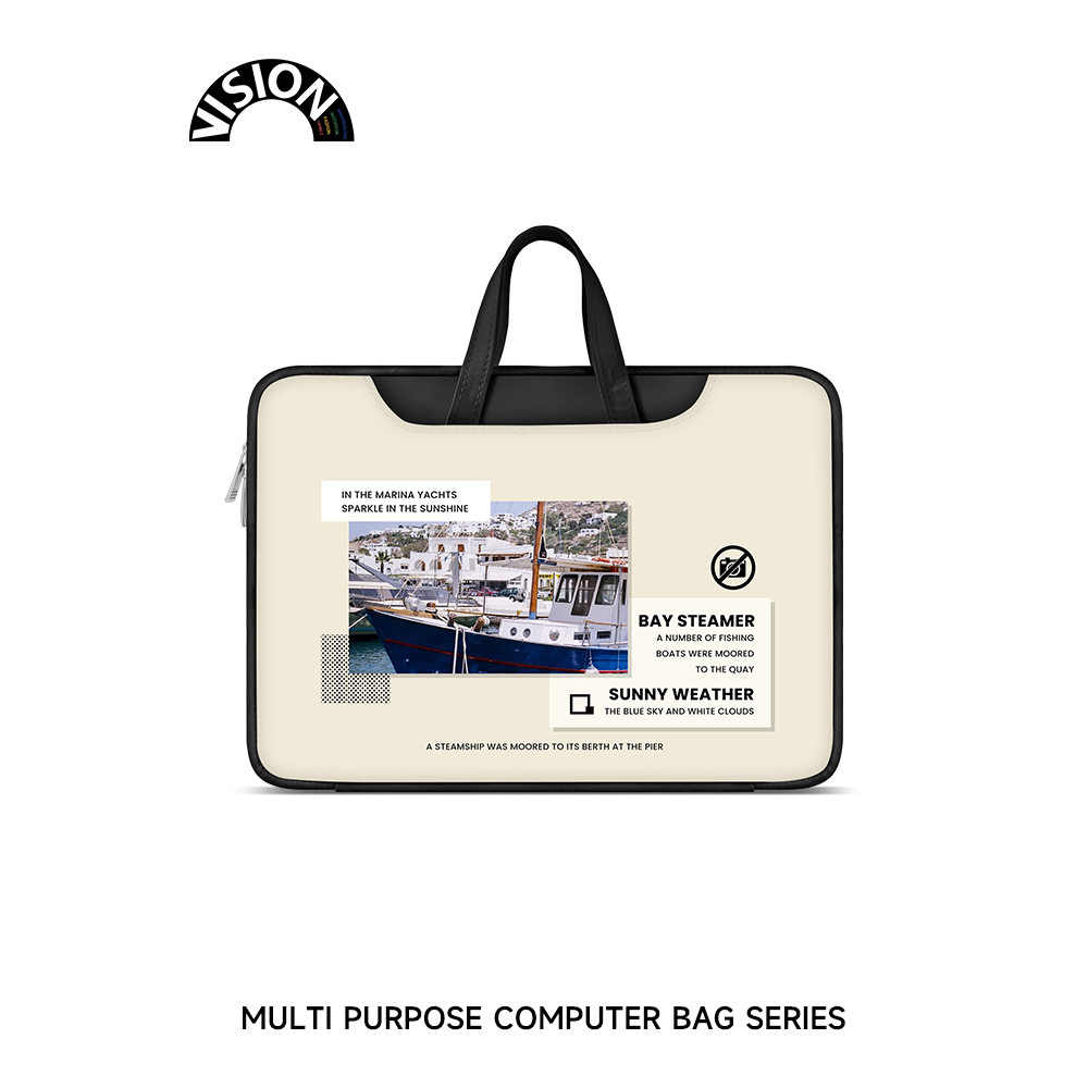 VISION Original Famosa Pintura Bolsa para Laptop Portátil Adequado para Apple macbook 15: 20cm Shin-Chan air13.3 Huawei