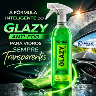 Glazy Anti-fog Vonixx Limpa Vidros Ação Antiembaçante 500ml em Oferta na Shopee