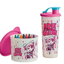 Kit Copo com bico 470ml + Redondinha 500ml Alequina Kids Tupperware