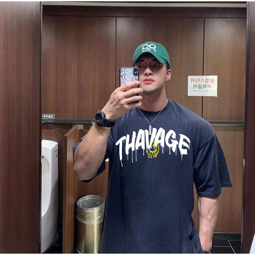 Camisa Masculina Academia Moda Oversized Moda Academia Thavage Lançamento