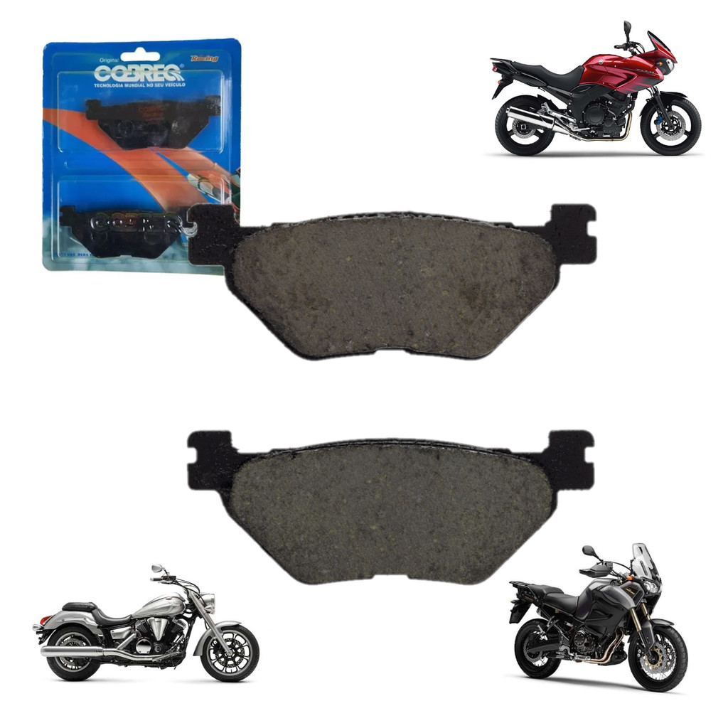 Pastilha Freio Traseira Tdm 900 Xt 1200 Super Tenere Xvs 950 Midnight Star