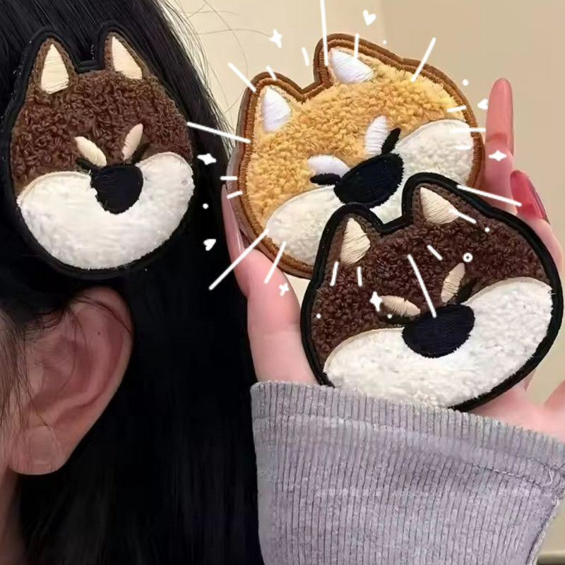 5/3/1Pcs Shiba Inu Shaped Bangs Magic Tape-Padrão De Cachorro-Cabelo Fixo Sem Vestígios-Adesivo De Com Franja Costura-Al