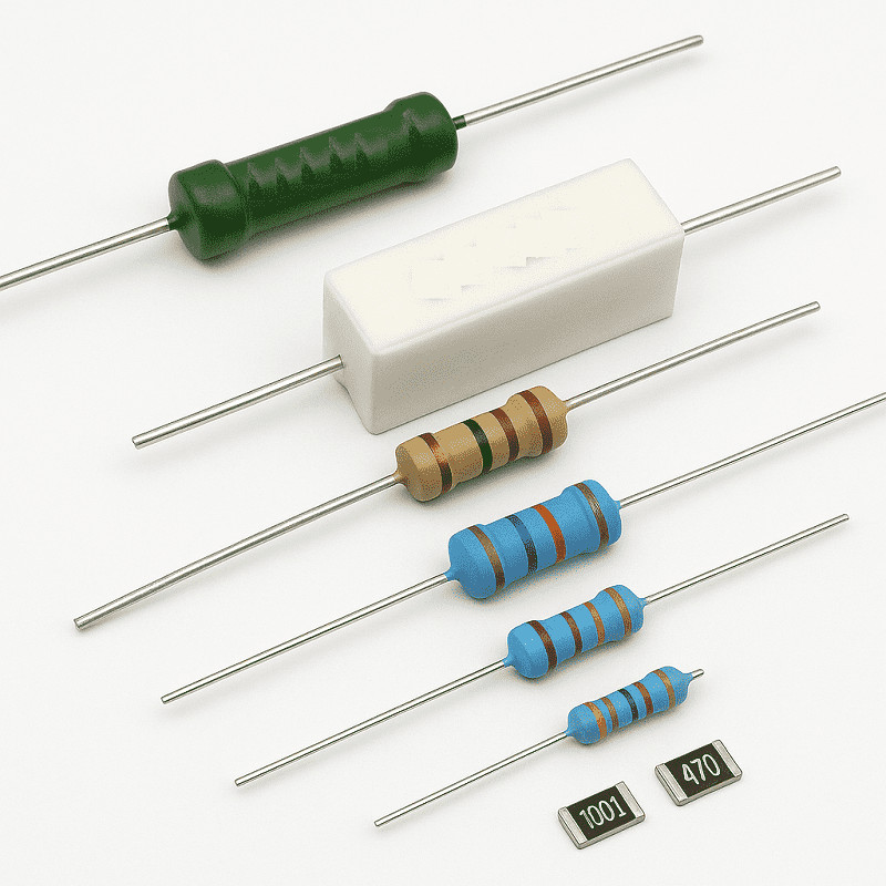 Resistor de Potência 10W 470R - 470 Ohms Alta Dissipação