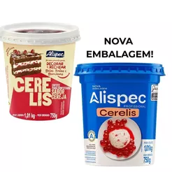 Cereja Cerelis 1,01kg Alispec Confeito Sabor Cereja para doces finos e decoração