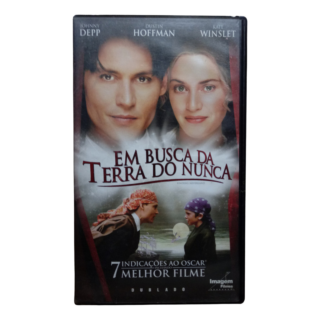 Vhs Em Busca Da Terra Do Nunca - Johnny Depp
