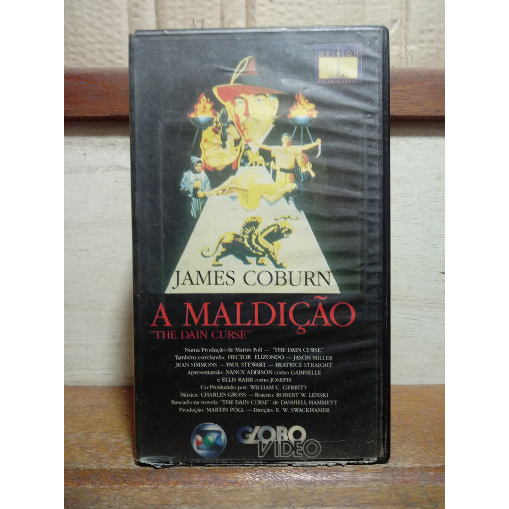 Vhs A Maldição - James Coburn - Tom Bower - David Canary