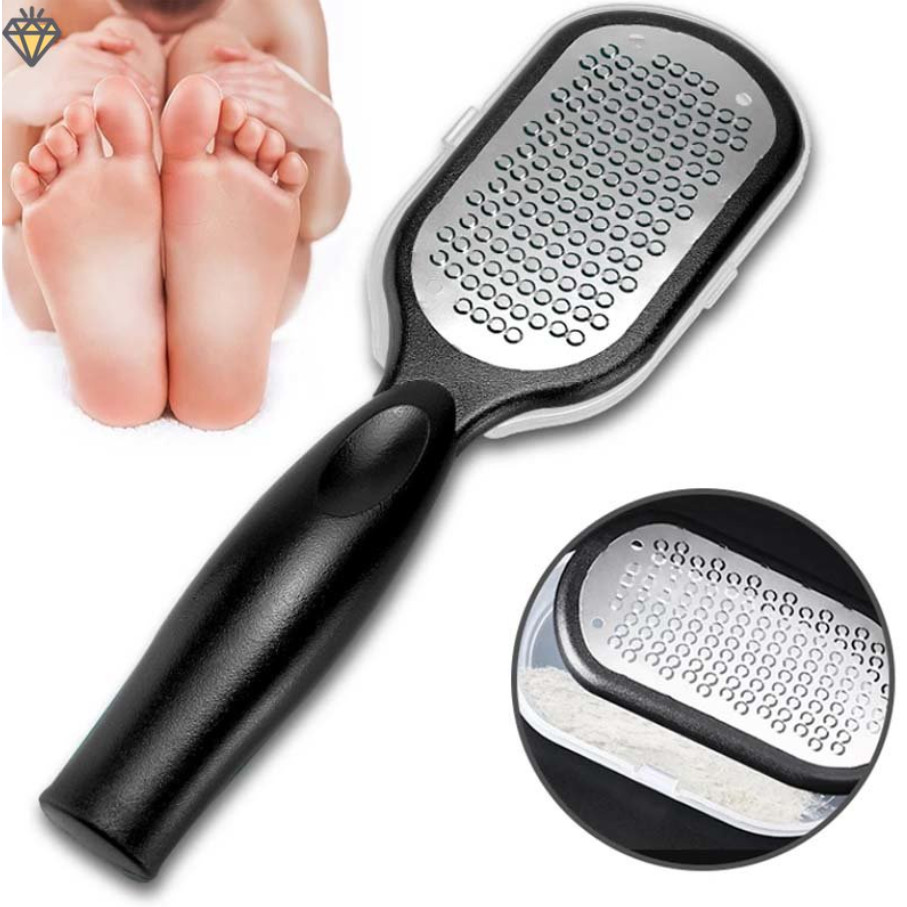 1pc Profissional De Aço Inoxidável Arquivo Pé Removedor Calos Raspador Ferramentas Pedicure Pele Morta Remover Para Salt em Oferta na Shopee