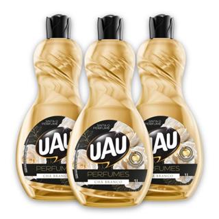 Kit 3un Limpador 1L UAU Perfume Chá Branco em Oferta na Shopee