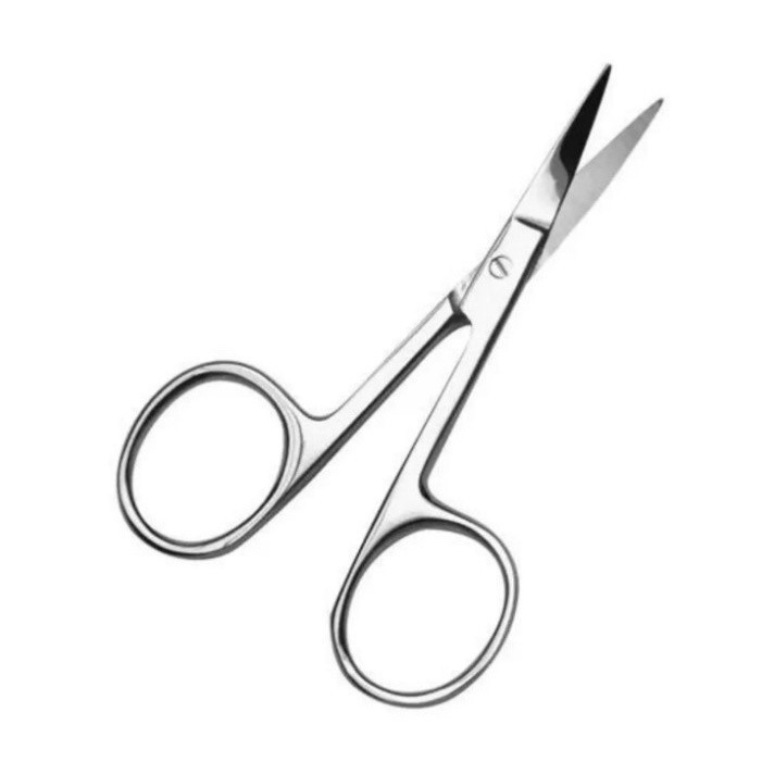 ANA1108 Tesoura Tesourinha Cortar Unha Sobrancelha Cílios Cortador p/ Unhas bebes sem ponta em Oferta na Shopee