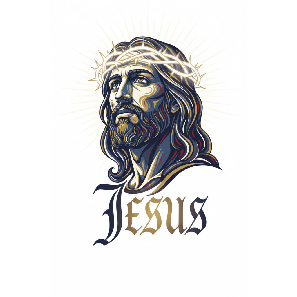 adesivo Jesus para carro moto e caminhão impressão digital alta qualidade