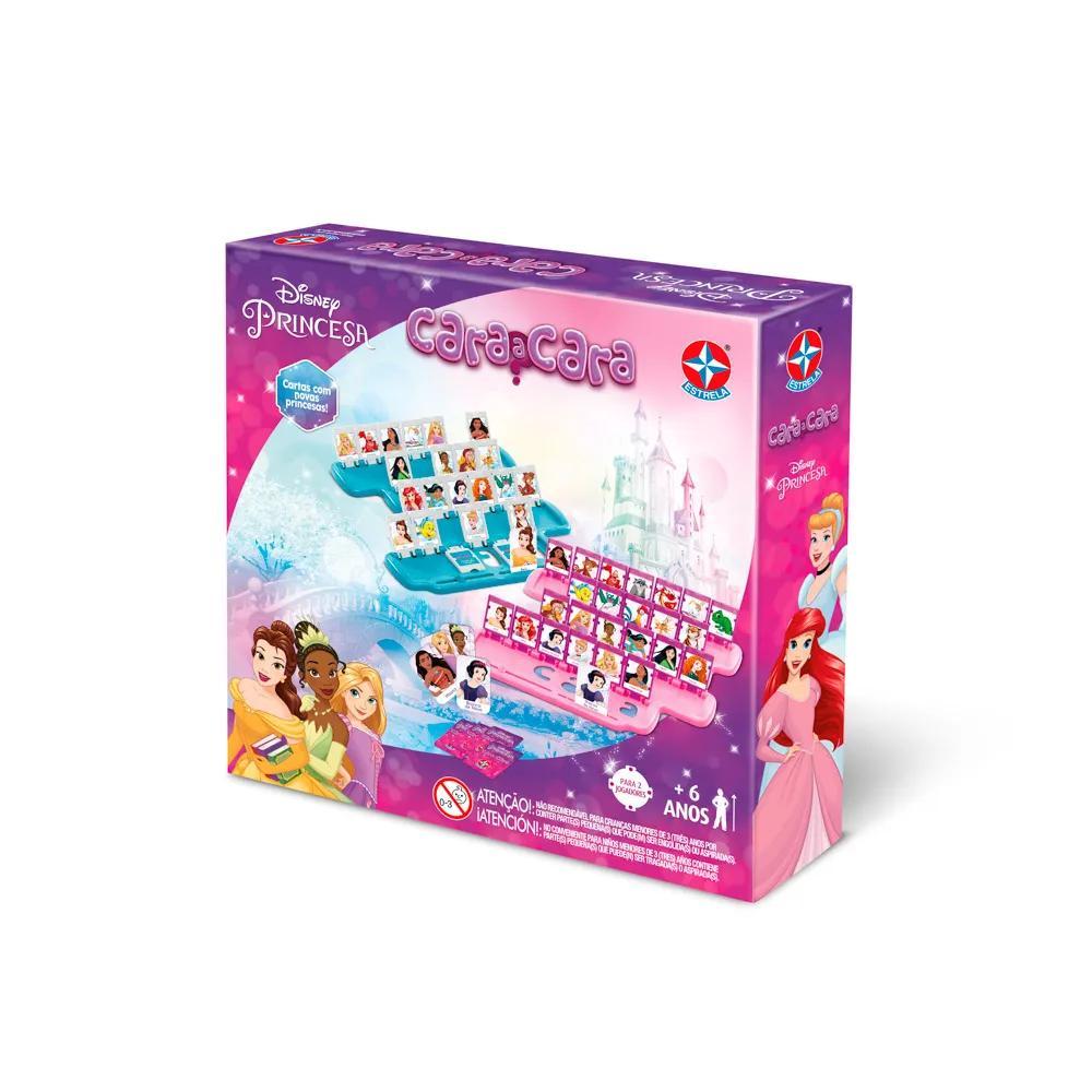 Jogo Cara a Cara Princesas Disney Tabuleiro Estrela Oficial