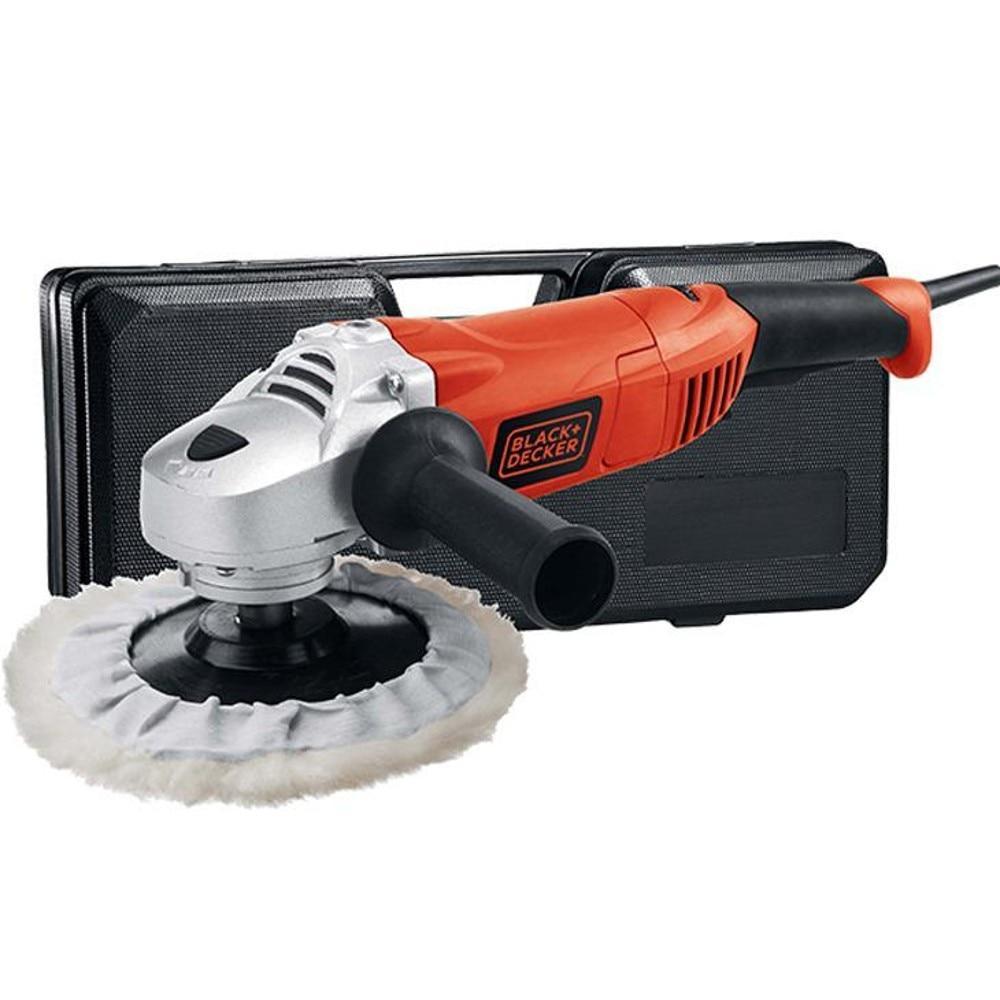 Politriz Elétrica Black+Decker Wp1500k 7”, Maleta, 1300 Watts