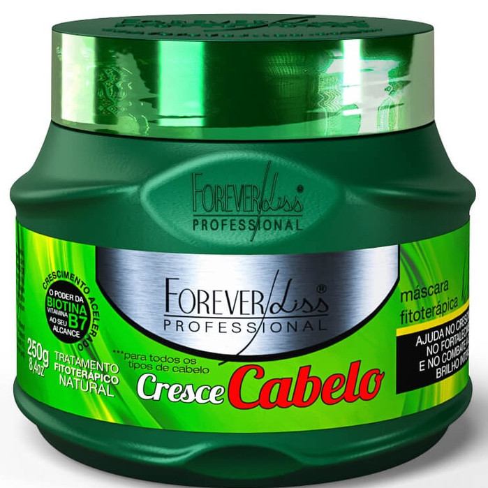 Forever Liss Máscara Cresce Cabelo 250g - Tratamento Crescimento Capilar