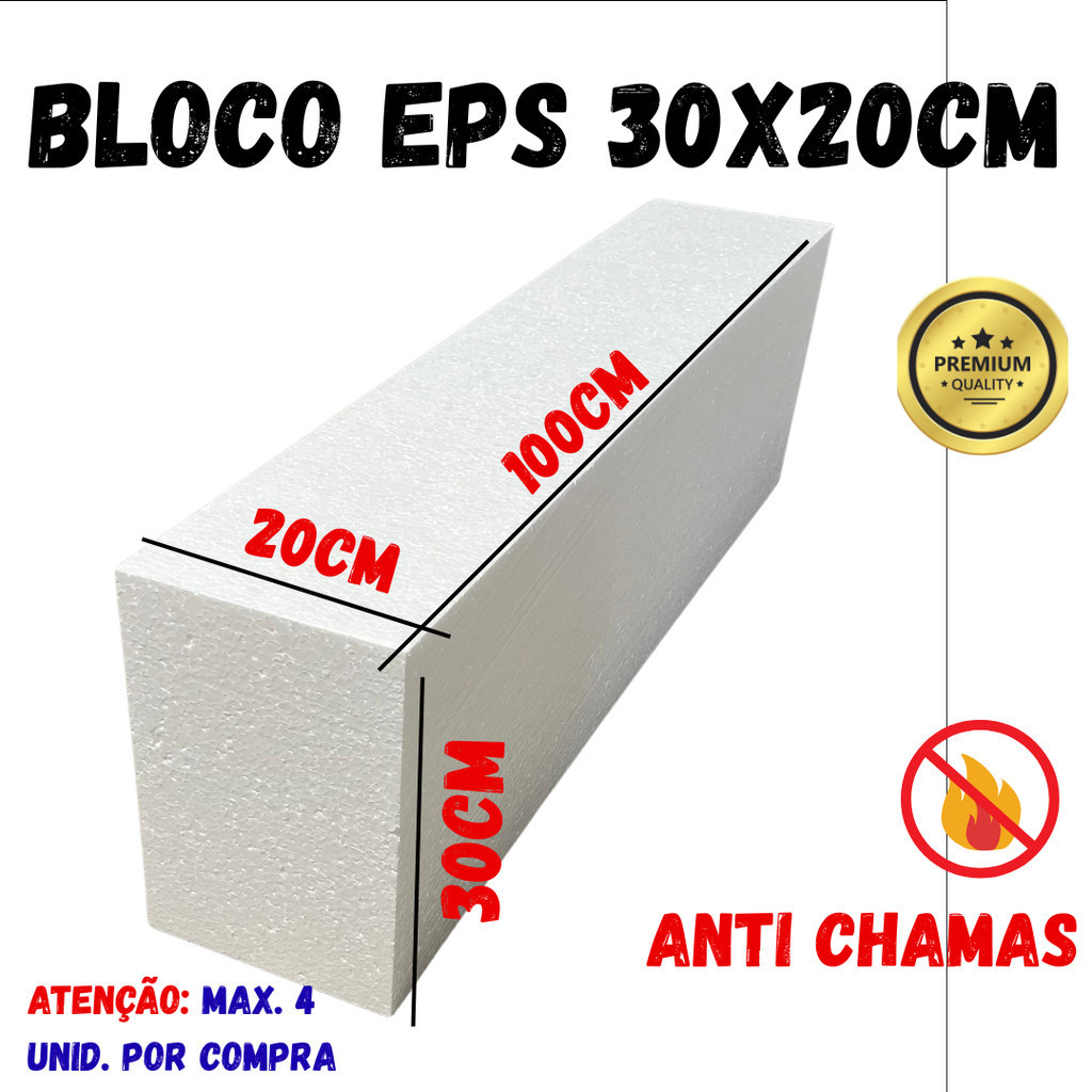 Moldura Externa Viga Eps 2 metros 30x20cm Isopor Fechada em Oferta na Shopee