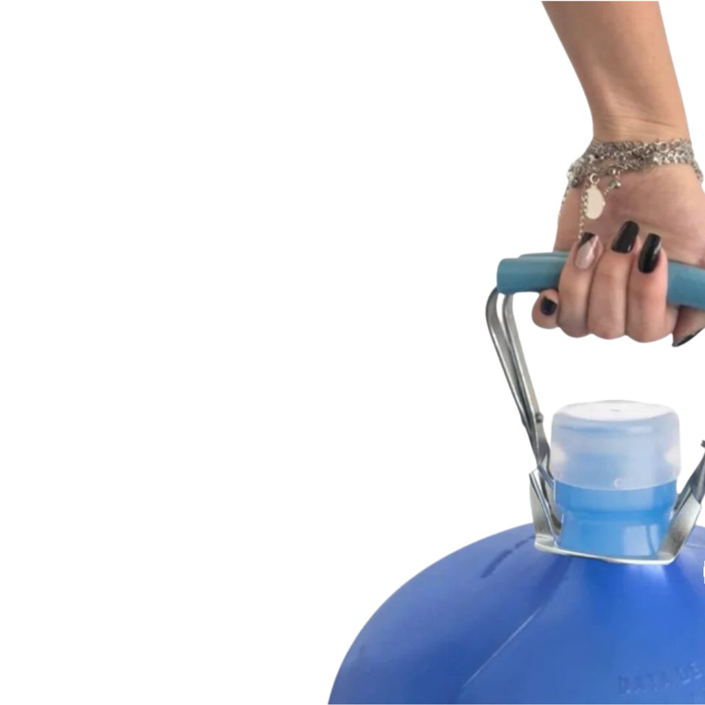 Kit 4 Alça Pegador Carregador Galão De Água 10 E 20 Litros Resistente Alça De PVC