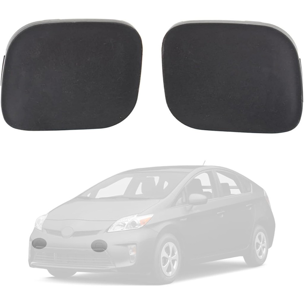 2 Pçs Amortecedor Dianteiro Gancho De Reboque Tampa Olho Apto Para Toyota Prius 2009-2013 Frente Esquerda & Direita Lado