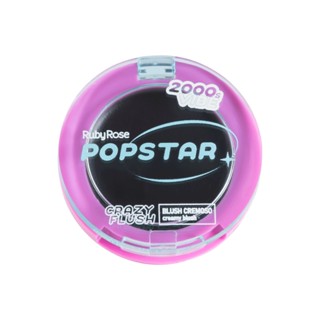 Blush Cremoso Crazy Flush Popstar - Hbm04 - Ruby Rose em Oferta na Shopee