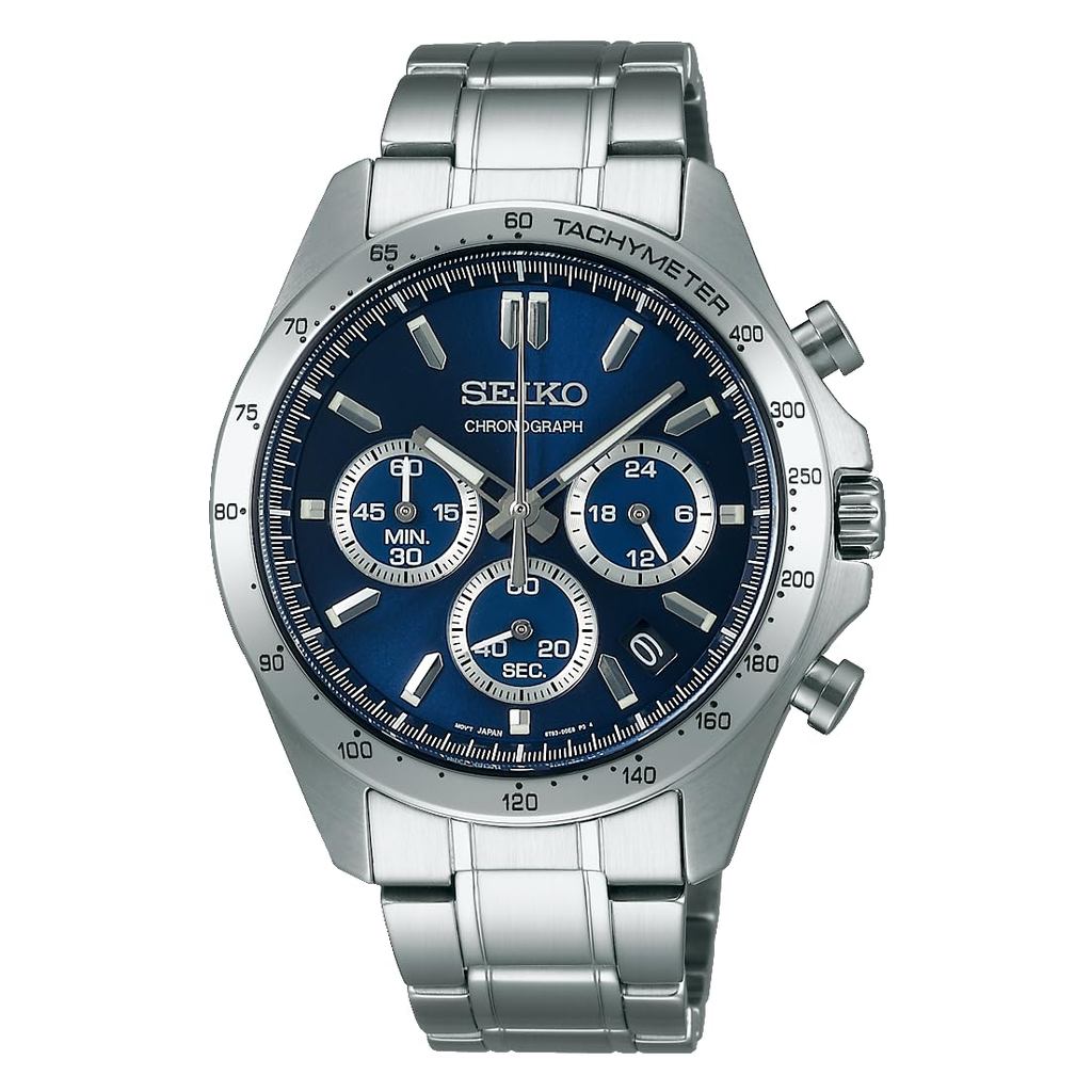 [Relógio SEIKO] Seletion SBTR011 De Pulso Masculino Bateria Cronógrafo De Quartzo Com Calendário De Data E Mão De 24 Horas ,