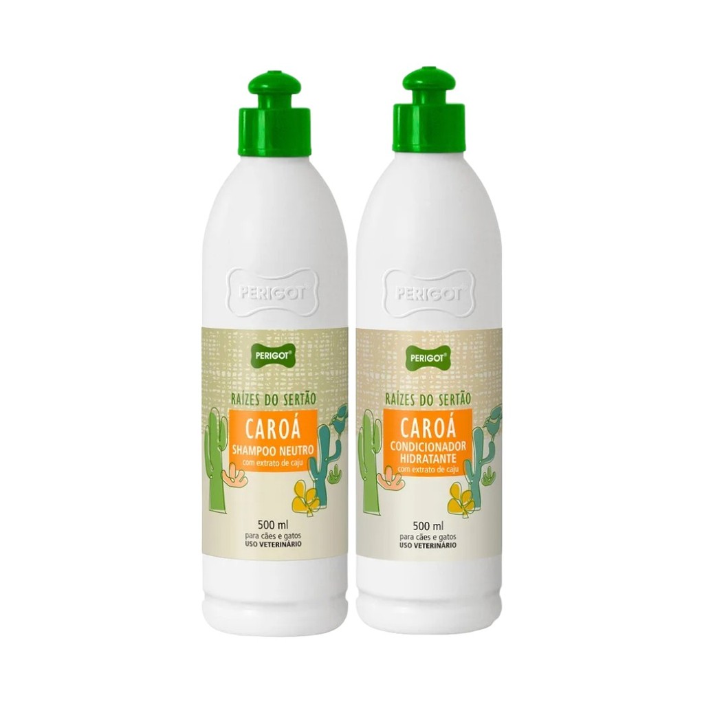 Kit Shampoo + Condicionador Perigot Raizes do Sertão 500ml