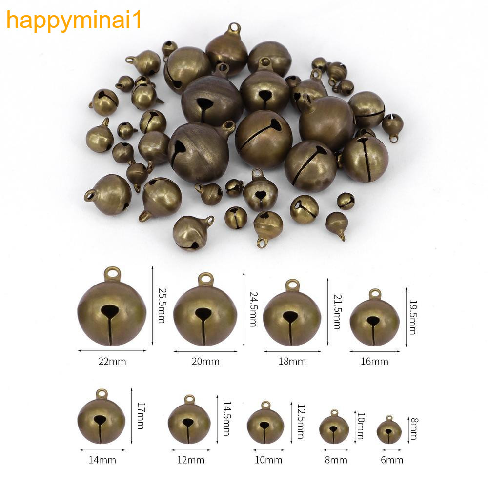 Sinos De Bronze Vintage De 6-22mm , Artesanais De Metal Para Joias DIY , Coleiras Animais De Estimação , Decoração De Na