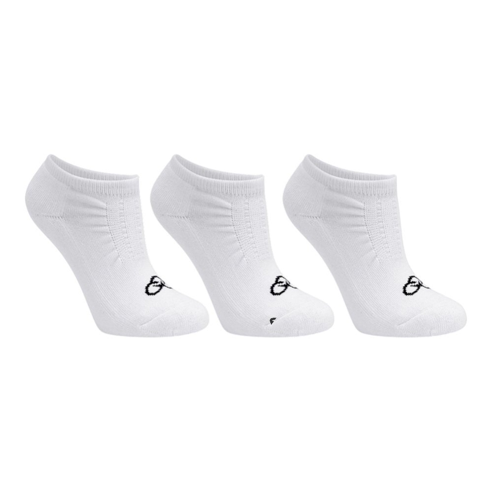 Kit Tripack Meia Olympikus Cano Invisivel Sem Fleece Feminina