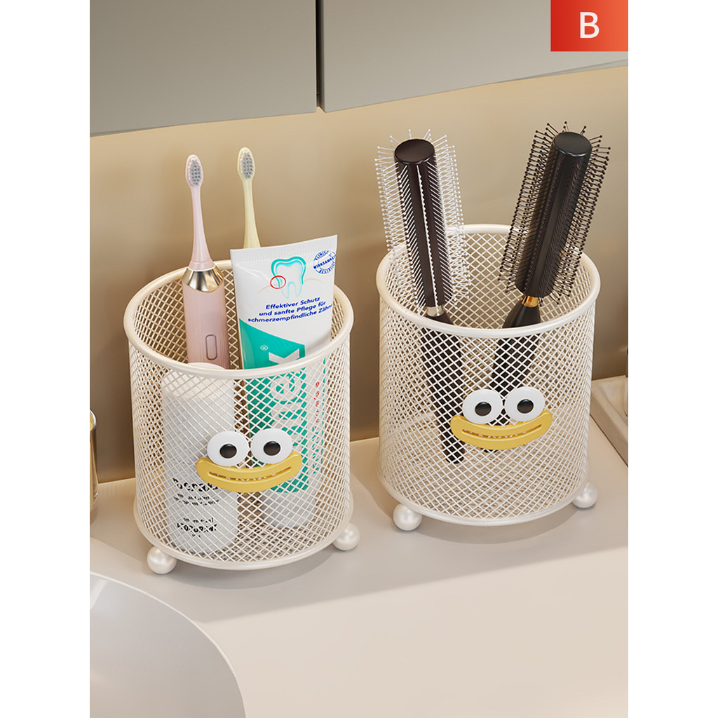Rack de pente de vaso sanitário, lavatório, pasta de dentes, organizador de bancada, navalha, pincel de maquiagem, rack 